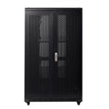 27RU 800mm Wide x 1000mm Deep Server Rack with Bi-Fold Mesh Doors
