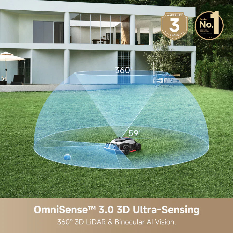 Dreame A3 AWD Pro 5000 - 1.24 Acre Robotic Mower