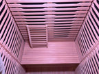 Blisspod | Milano | Full Spectrum Sauna Canadian Hemlock Ultra Low EMF | 6 Far Infrared & Red Glass Heater & Chromotherapy | 2 Person