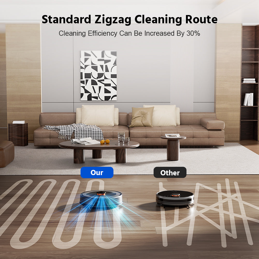 Teendow D10S MAX, Robot Vacuum Cleaner with Self-Emptying Dustbin and Mopping Function