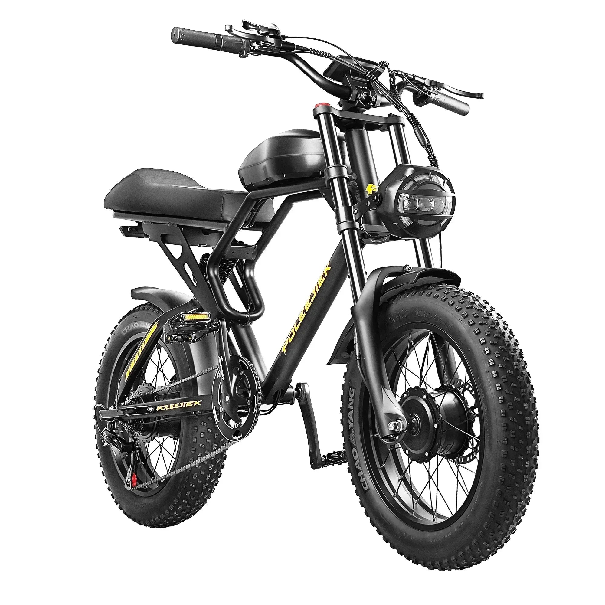 BLJ-F4 RetroCruze™ – 20" Fat Tire Urban Electric Bike (1500W Dual Motor)