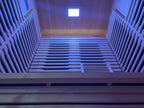 Blisspod | Milano | Full Spectrum Sauna Canadian Hemlock Ultra Low EMF | 6 Far Infrared & Red Glass Heater & Chromotherapy | 2 Person