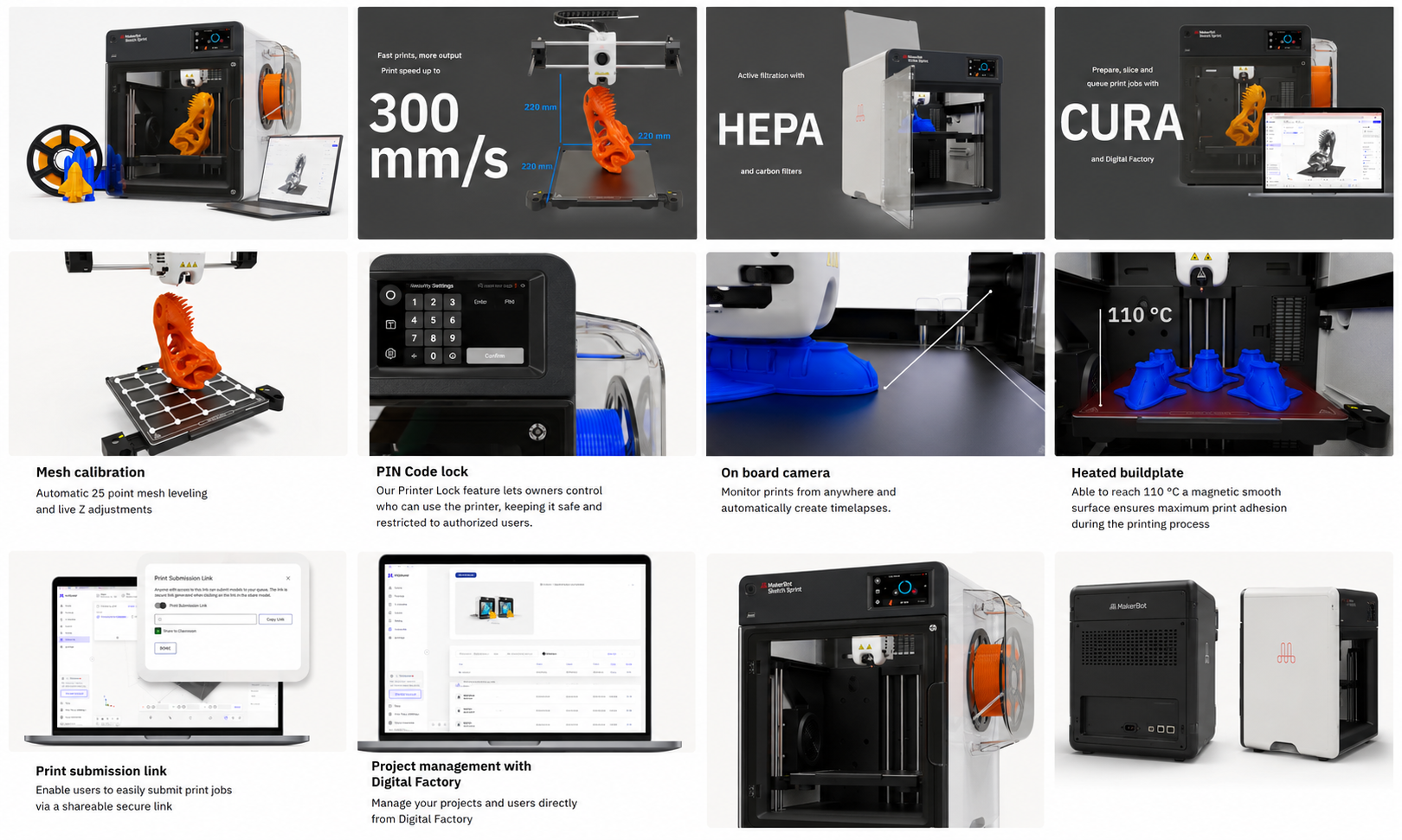 Ultimaker MakerBot Sketch Sprint 3D Printer