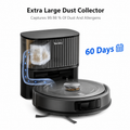 Teendow D10S MAX, Robot Vacuum Cleaner with Self-Emptying Dustbin and Mopping Function