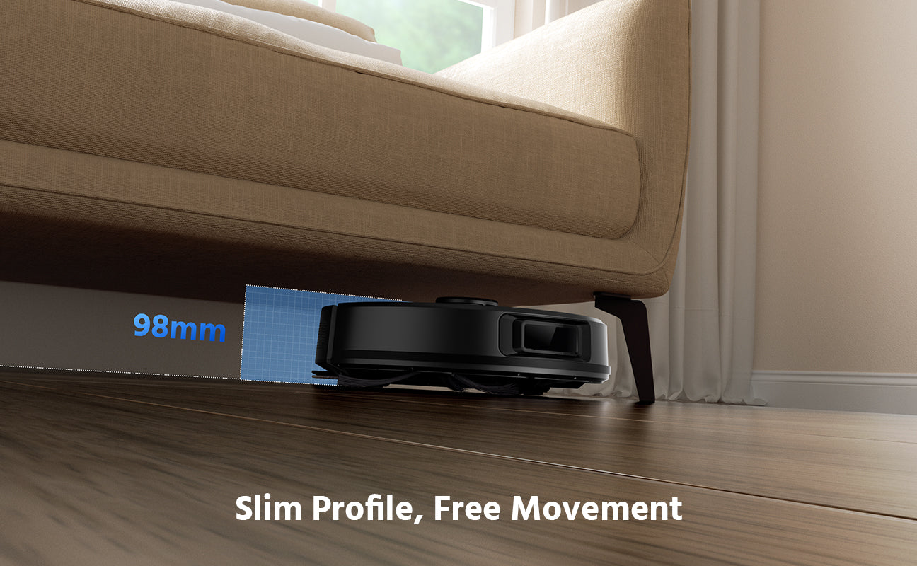 Teendow D10S MAX, Robot Vacuum Cleaner with Self-Emptying Dustbin and Mopping Function