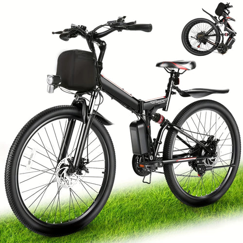 Adult Folding E-Bike Cruise Control Removable Battery - Top Speed: 31 MPH