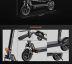 RT6 1000W Electric Scooter - 48V, 40-50km Range
