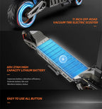 M6 Max Dual Motor Scooter - 5600W, 60V, Fast Charging