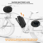750W Motor Electric Bike - 48V Battery, 20" Wheels