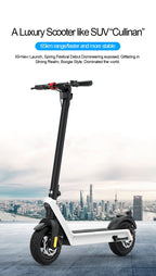 HX X9 PLUS Electric Scooter - Foldable, 60-80km Range, Unisex