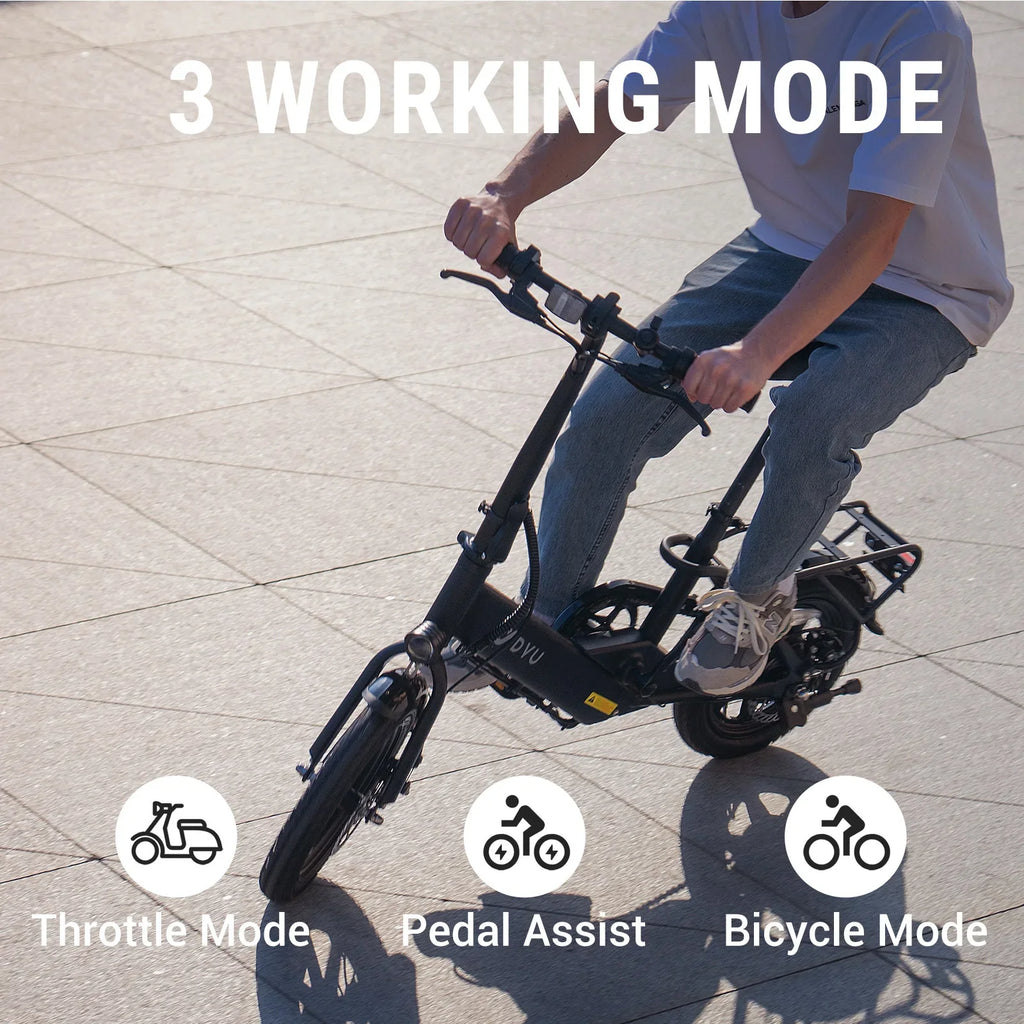 DYU-C3 Folding Electric Bike - Compact Aluminum Design