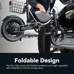 Terrosor 715W Peak Folding Electric Bicycle - Max Speed 50km/h