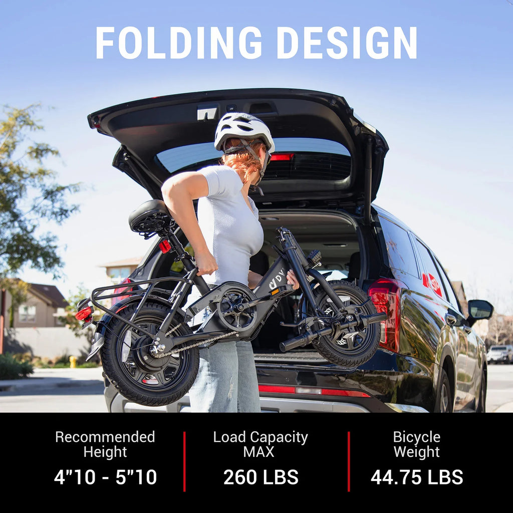 DYU-C3 Folding Electric Bike - Compact Aluminum Design
