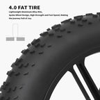 750W Motor Electric Bike - 48V Battery, 20" Wheels