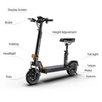 RT6 1000W Electric Scooter - 48V, 40-50km Range