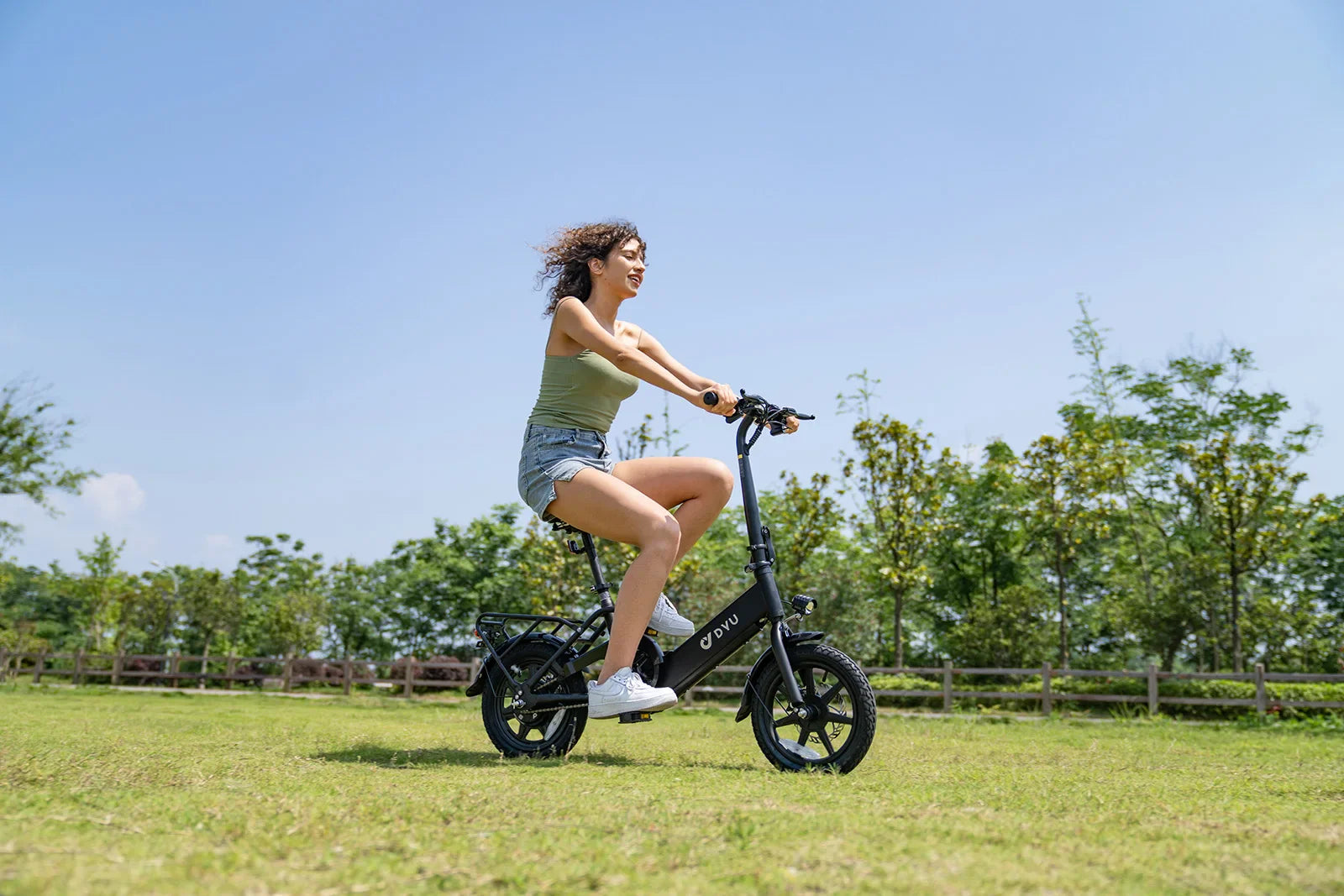 DYU-C3 Folding Electric Bike - Compact Aluminum Design