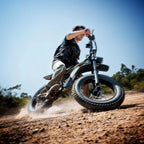 Fat Tire Electric Bike - 1200W, Dual Suspension, 7 Speeds