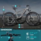 52V 750W Adult eBike - 17AH Battery, Top Speed 32km/h