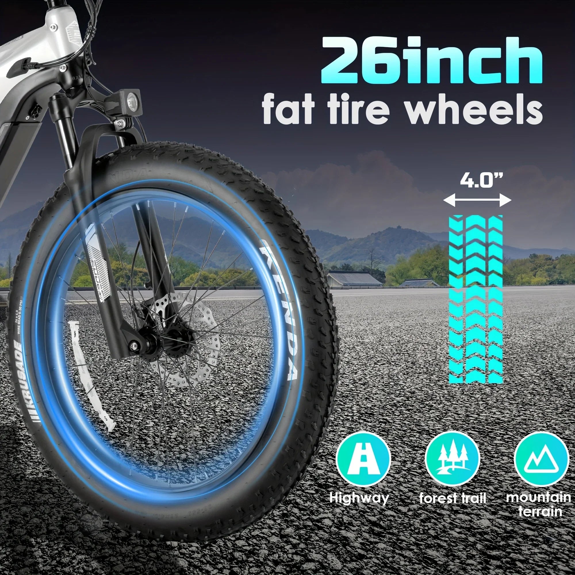 52V 750W Adult eBike - 17AH Battery, Top Speed 32km/h