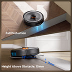 Teendow D10S MAX, Robot Vacuum Cleaner with Self-Emptying Dustbin and Mopping Function