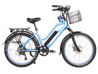 X-Treme Catalina Beach Cruiser - Electric Bicycle - 48 Volt - Step-Through Frame Long Range - Comfort Bike