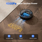 Teendow D10S MAX, Robot Vacuum Cleaner with Self-Emptying Dustbin and Mopping Function