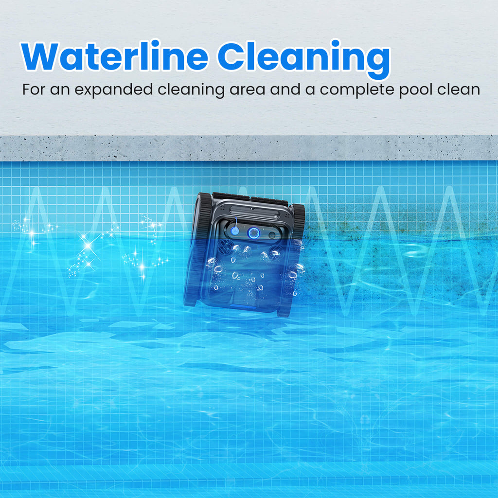 Heavy-Duty Cordless Wall Climbing Robotic Pool Vacuum Cleaner