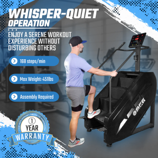 SFE Stepmill Pro w/ Revolving Steps and Performance Monitor
