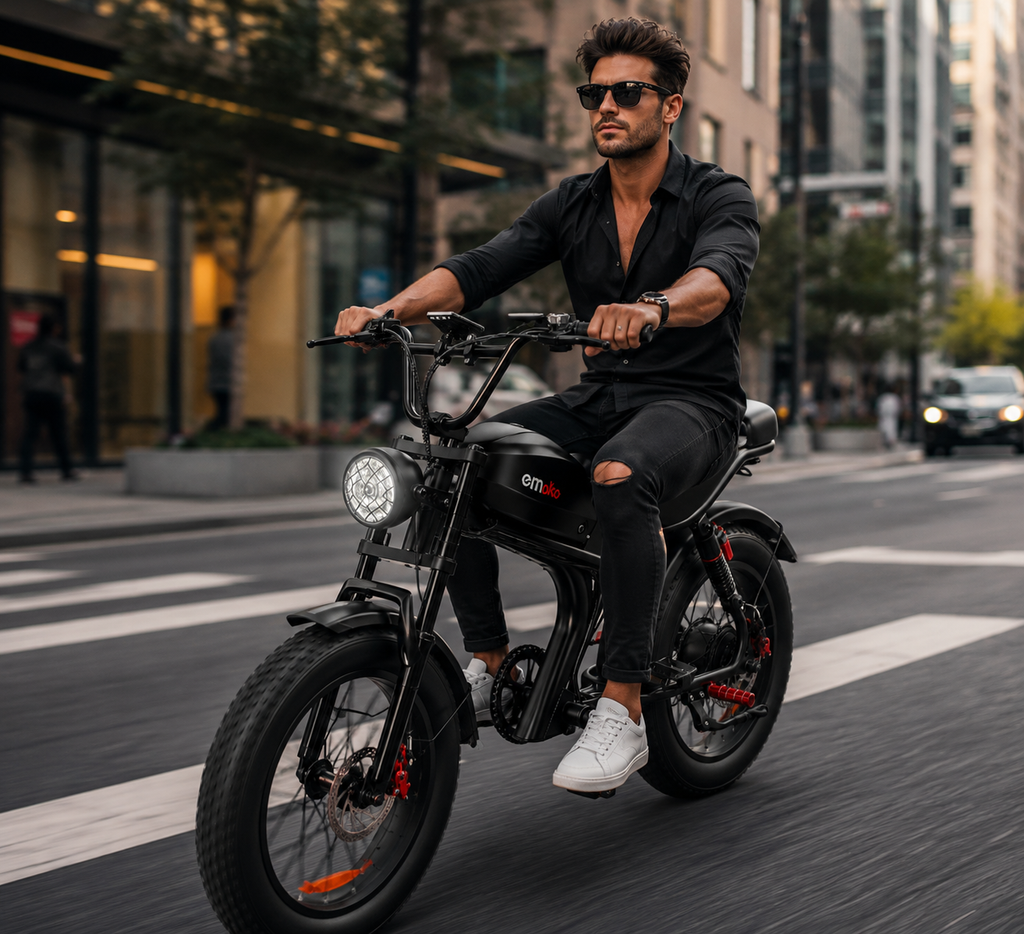 eMoto C93™ – 20" Retro-Style Electric Bike 1000W | 48V 20Ah Battery